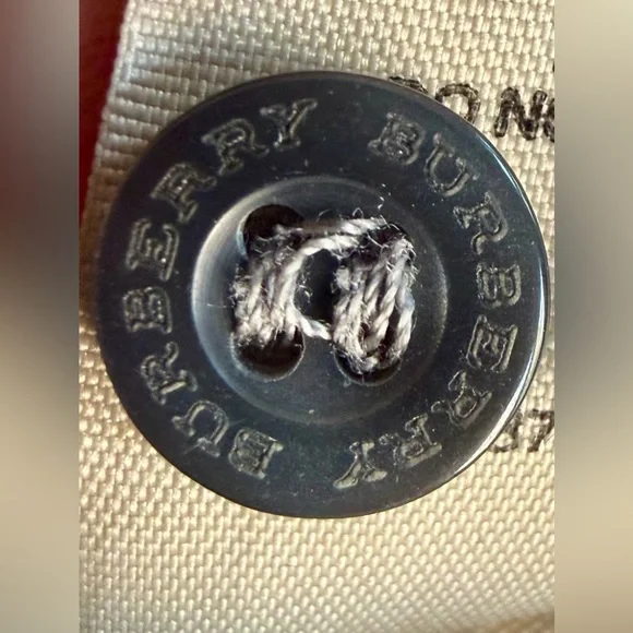 Burberry London Navy Polo Shirt 👕 Classic Logo | Men’s L (Slim Fit) Cotton - Picture 13 of 14